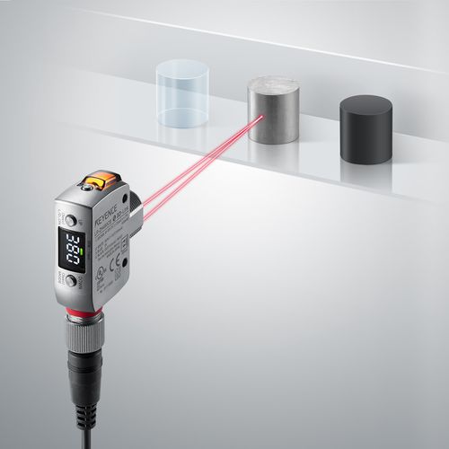 Sensor de desplazamiento láser CMOS - LR-Z series - Keyence - lineal / sin contacto / de metal