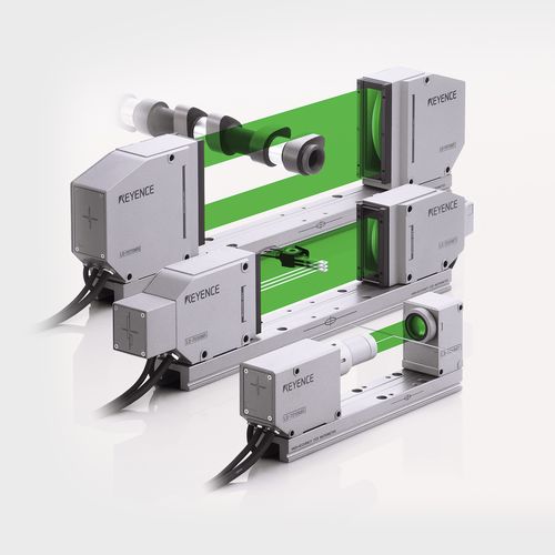 Micrómetro LED - LS-7000 series - Keyence - láser / digital / de alta velocidad