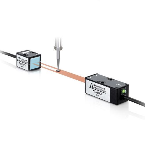 Sensor fotoeléctrico de tipo barrera - IB series - Keyence - rectangular / láser / de alta velocidad