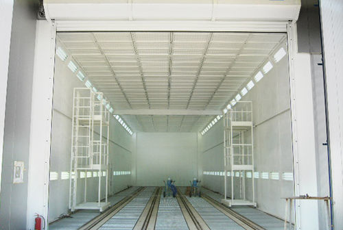 Cabina de pintura cerrada - SciTeeX - para vehículos / con filtro / con secado