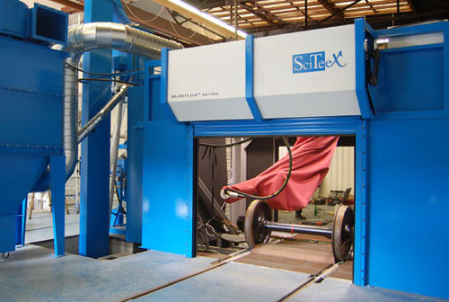 Cabina de chorro de arena robotizada - SciTeeX - a presión