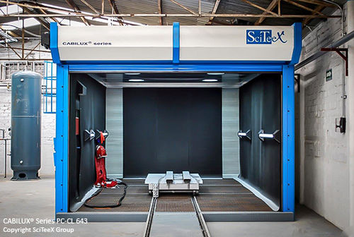 Cabina de chorro de arena manual - CABILUX series - SciTeeX - a presión