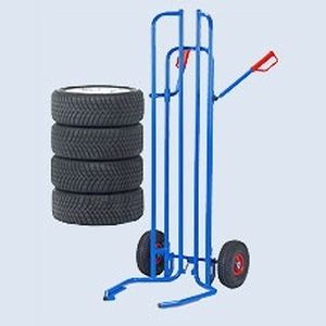 Carretilla de almacén para el transporte - max. 200 kg - Hofe Regalsysteme