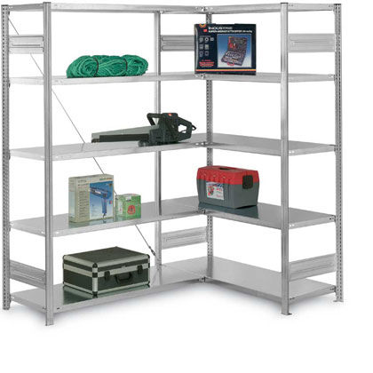 Sistema de estanterías de taller - max. 1 100 kg - Hofe Regalsysteme - ajustable / para carga ligera / de ángulo