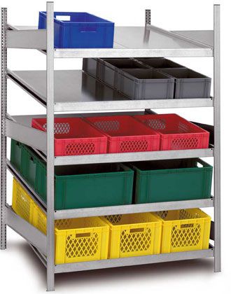 Sistema de estanterías para depósito de almacenamiento - max. 1 000 kg | ORION PLUS - Hofe Regalsysteme - apilable / para carga mediana