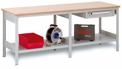 Mesa de trabajo - max. 125 kg | ORION PLUS - Hofe Regalsysteme