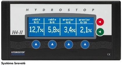 Humidímetro para hormigón - H4-II Sonde MO2 - Hydrostop - de microondas / con visualizador digital / para montaje sobre panel