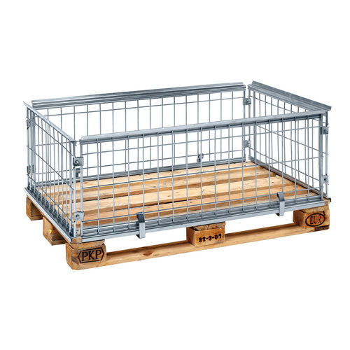 Collarín para paletas de metal - PA120804 - Arcawa GmbH - plegable / de volumen reducido / enrejado