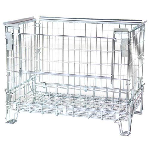 Caja-palé enrejada - PCMK120810 EMAK - Arcawa GmbH - para almacenamiento / plegable / apilable