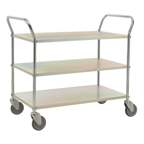 Carro de almacenamiento - AKM 4148-EB - Arcawa GmbH - de metal / 3 niveles / multifuncional