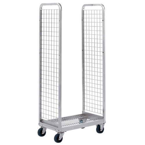 Carretilla para preparación de pedidos - KT-2 - Arcawa GmbH - de metal / con estantes / con ruedas giratorias