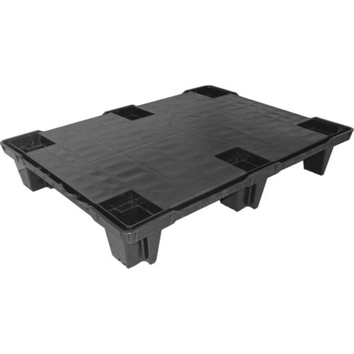 Medio palé de plástico - ASF 600 UL - Arcawa GmbH - de almacenamiento / ligero / encajable