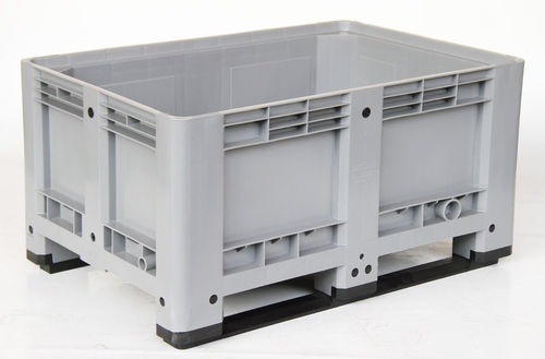 Caja-palé de PEAD - 1090C.200.554 - Arcawa GmbH - para productos a granel / de uso alimentario / apilable con tapa