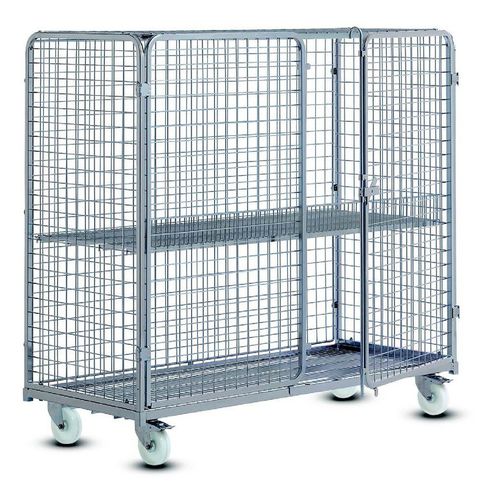 Rollcontainer grande 4 paneles - SRC150617-L - Arcawa GmbH - de malla metálica / antirrobo