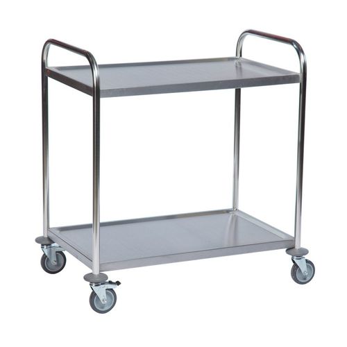 Carro de servicio - AKM 60354 - Arcawa GmbH - de acero inoxidable / 2 niveles / multifuncional