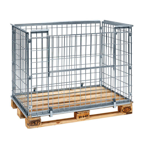 Collarín para paletas plegable - PA120808-1K12 - Arcawa GmbH - enrejado / de volumen reducido