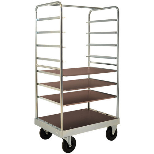 Carro de transporte - AKM 138-2B - Arcawa GmbH - de acero galvanizado / con estantes / para cargas pesadas