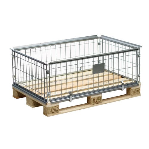 Collarín para paletas de metal - PA120804 - Arcawa GmbH - plegable / de volumen reducido / enrejado