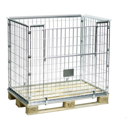 Collarín para paletas de metal - PA120810-1K12 - Arcawa GmbH - plegable / de volumen reducido / enrejado