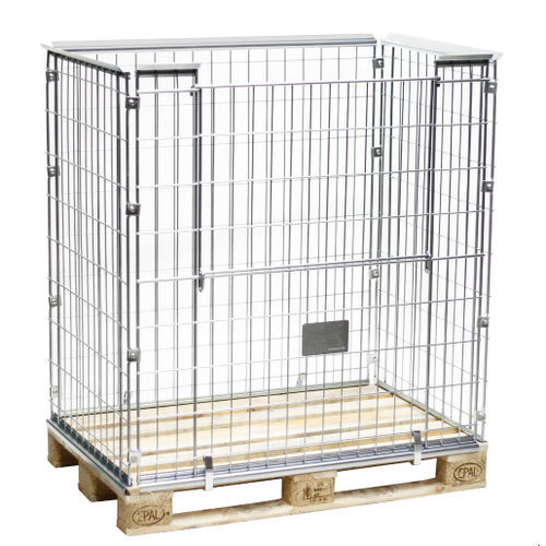 Collarín para paletas plegable - PA120815-1K12 - Arcawa GmbH - de volumen reducido / enrejado