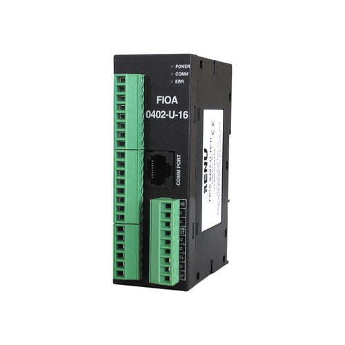 Módulo E/S analógico - FIOA-0402-U-16-B - Renu Electronics GmbH - RJ45 / Modbus RTU / RS-485