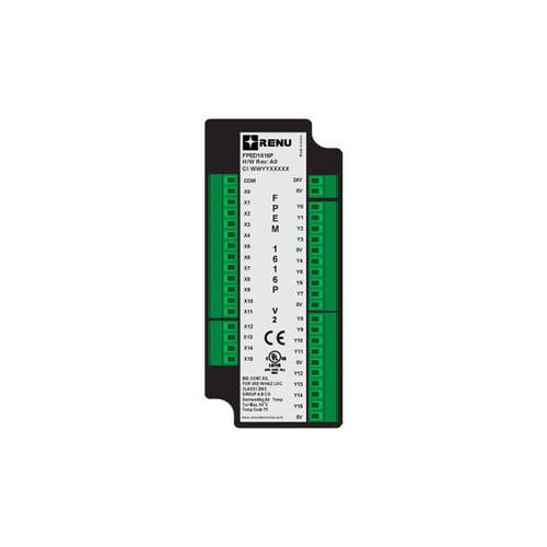 Módulo E/S digital - FPEM-1616P-V2 - Renu Electronics GmbH - RS-485 / 16 entradas digitales / 16 salidas PNP