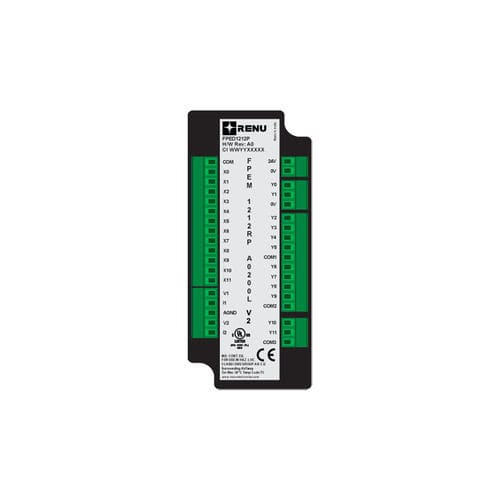 Módulo E/S digital - FPEM-1212RP-A0200L-V2 - Renu Electronics GmbH - RS-485 / con 2 entradas analógicas / 10 salidas de relé
