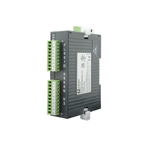 Módulo E/S 8 entradas digitales - FL001D-0808N-V3 - Renu Electronics GmbH - digital / Modbus RTU / RS485