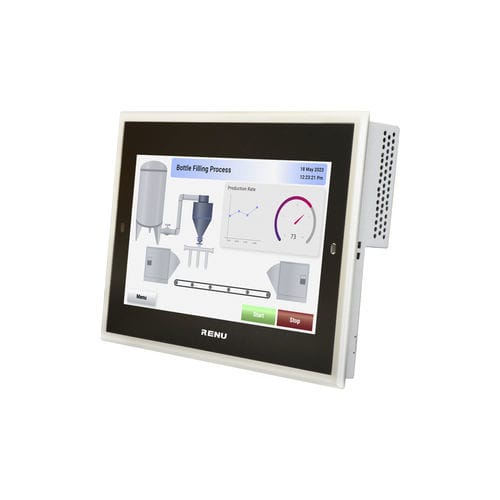 HMI robusto - FP6070CN-M - Renu Electronics GmbH - con tecnología capacitiva proyectada / empotrable / 1024 x 600