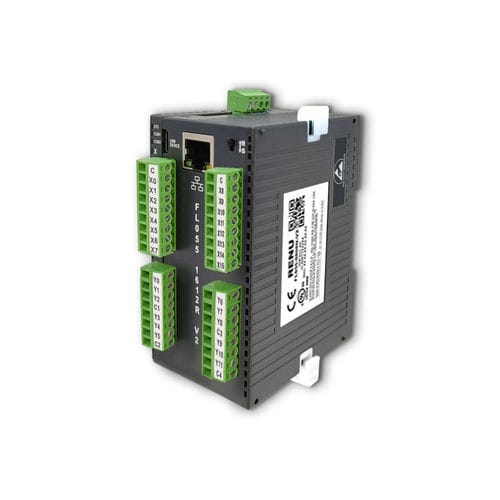 Autómata programable en riel DIN - FL055-1612R-V2 - Renu Electronics GmbH - entradas digitales / con 16 E / salidas relé