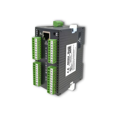 Autómata programable en riel DIN - FL055-1616N-V2 - Renu Electronics GmbH - con 16 E / entradas digitales / salidas digitales