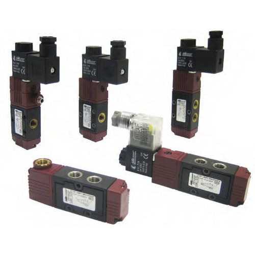 Distribuidor neumático de cajón - 120 EV series - Aircomp by Stampotecnica - accionado por solenoide / de 3/2 vías / de 5/2 vías