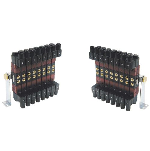 Manifold multivía - 120,125,127 series - Aircomp by Stampotecnica - para electroválvula