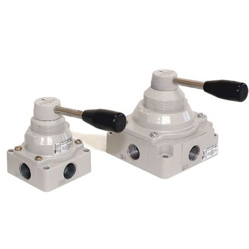 Distribuidor neumático rotativo - 130 VM  - Aircomp by Stampotecnica - de palanca / de 4/2 vías / de 4/3 vías