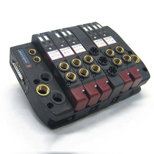 Distribuidor neumático de control asistido - SIM 150 - Aircomp by Stampotecnica - de 5/2 vías