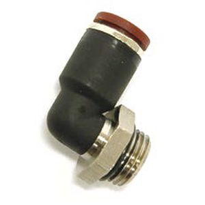 Racor para aire comprimido - 302.02 series - Aircomp by Stampotecnica - roscado / push-in / codo de 90º