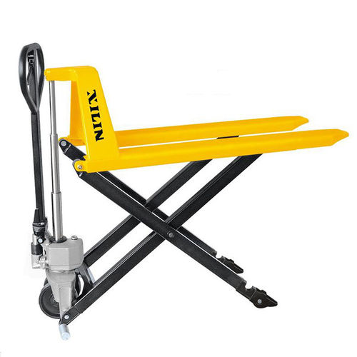 Transpaleta hidráulica - JF - NINGBO RUYI JOINT STOCK CO., LTD - de gran elevación / de tijera / de manipulación