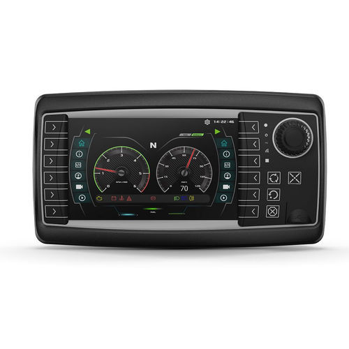 Terminal de operador con pantalla táctil PCT - OPUS A6s  	 - Topcon Electronics GmbH & Co. KG - con teclado / empotrable / 800 x 480