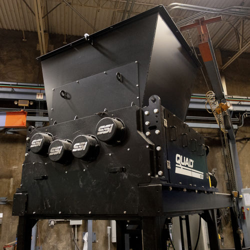Destrozador de cuatro ejes - Quad® Q115 series - SSI Shredding Systems, Inc. - de residuos industriales / de alto par / de cizalla rotativa
