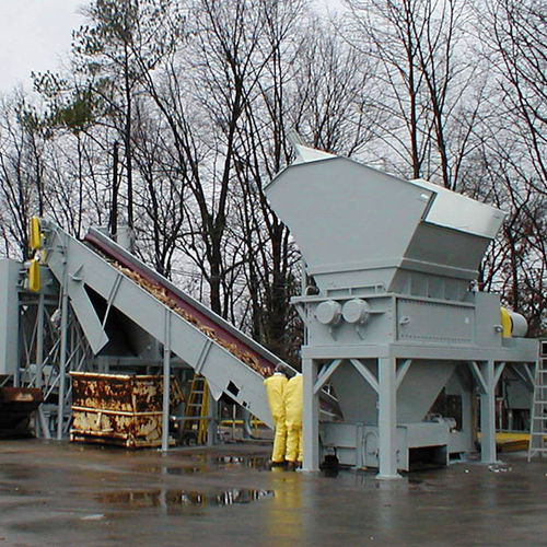 Destrozador primario - Dual-Shear® M140 series - SSI Shredding Systems, Inc. - de 2 ejes / de metal / de neumáticos