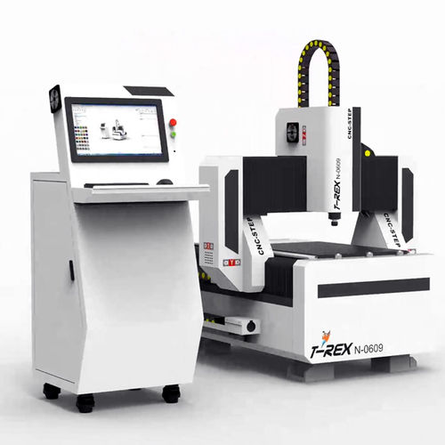 Fresadora CNC 3 ejes - T-Rex N-0609 - CNC-STEP GmbH & Co. KG - vertical / para madera / de pórtico