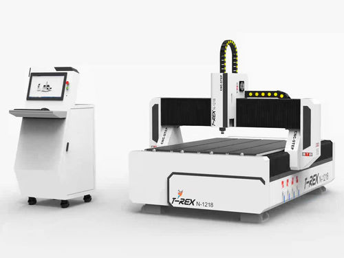 Fresadora CNC 3 ejes - T-Rex N-1218 - CNC-STEP GmbH & Co. KG - vertical / para madera / de pórtico