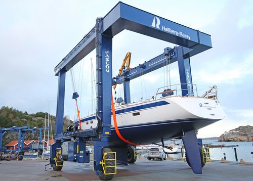 Pórtico autopropulsado - BHT 85 - Ascom SpA - para aplicaciones marinas