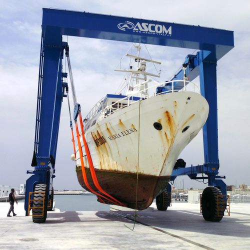 Pórtico autopropulsado - BHT 140 - Ascom SpA - para aplicaciones marinas / hidráulico