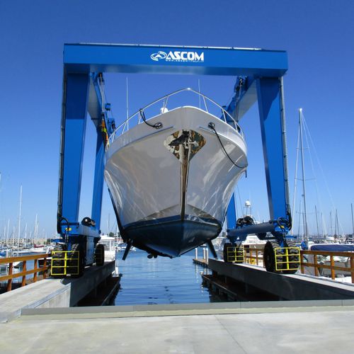 Pórtico autopropulsado - BHT 150 - Ascom SpA - para aplicaciones marinas / hidráulico