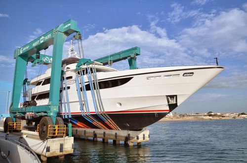 Pórtico autopropulsado - BHT 400 - Ascom SpA - para aplicaciones marinas / hidráulico