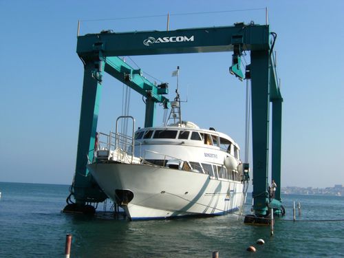 Pórtico autopropulsado - ATS 25-400 - Ascom SpA - para aplicaciones marinas