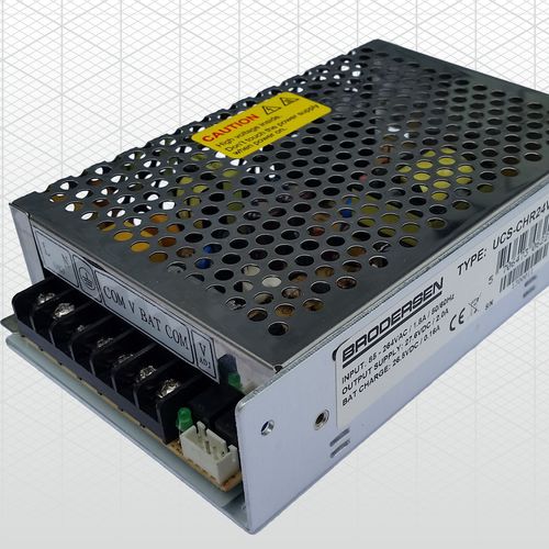 Alimentación eléctrica en riel DIN - UCS-CHR series - Brodersen Systems - DC/DC / AC/DC / de dos salidas