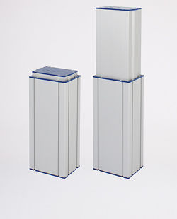 Columna eléctrica industrial - MAC1 series - Movetec A/S - de 2 etapas / para carga pesada / de bajo ruido
