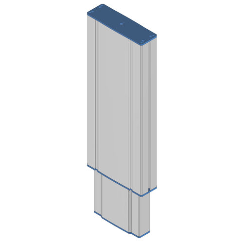Columna eléctrica industrial - MAC2U series - Movetec A/S - telescópica / 24 V / 12 V